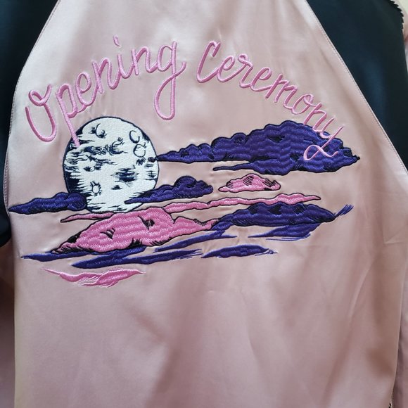 Opening Ceremony Reversible Silk Zodiac Bomber Jacket - Picture 12 of 16